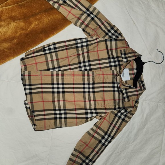 Toddler boys Burberry Button-up Shirt - Picture 2 of 3